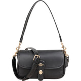 Coach Pebbled Leather Riya Shoulder 21 Crossbody Shoulder Bag