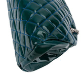 Chanel Quilted Patent Leather Mademoiselle Bowler Shoulder Bag