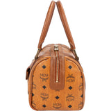 MCM Monogram Visetos Boston Pocket Handbag