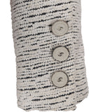 Chanel Sample White Tweed-Style Coat Jacket (FR 38 / DE 36)