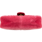 Gucci Monogram Velvet GG Marmont Crossbody Bag