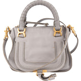 Chloé Grained Calfskin Mini Marcie Crossbody Handbag