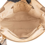 Chloé Taupe Calfskin Marcie Saddle Handbag