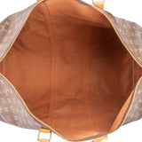 Louis Vuitton Monogram Canvas Keepall 60 Bandoulière Travel Bag