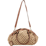 Gucci Monogram GG Canvas Sukey Hobo Shoulder Bag