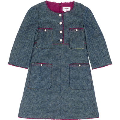 Chanel Multicolor Tweed Four Pocket Dress (FR 38 / DE 36)