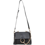 Chloé Black Leather Faye Day Bag Handbag
