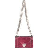 Dior Metallic Python Mini Diorama Crossbody Bag