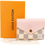 Louis Vuitton Monogram Damier Azur Zoe Mini Wallet