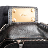 Chloé Metallic Leather Paddington Satchel Handbag