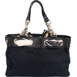 Gucci Monogram GG Canvas Positano Tote Handbag - vintageandkickz
