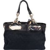 Gucci Monogram GG Canvas Positano Tote Handbag - vintageandkickz