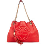 Gucci Grained Leather Soho Chain Shoulder Bag