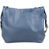 Louis Vuitton Blue Epi Leather Mandara MM Shoulder Bag - vintageandkickz
