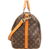 Louis Vuitton Monogram Canvas Keepall 50 Bandoulière Travel Bag