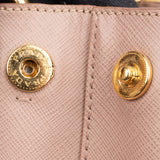 Prada Pink Saffiano Leather Galleria Handbag