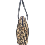 Christian Dior Trotter Monogram Canvas Vintage Emblem Boston Shoulder Bag