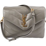 Saint Laurent Quilted Lambskin Loulou Puffer Toy Crossbody Bag