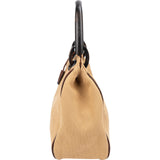 Gucci Canvas Horn Handle Hobo Shoulder Bag
