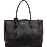Prada Leather Bibliothèque Tote Handbag