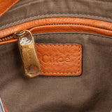 Chloé Grained Leather Marcie Saddle Zipper Crossbody Bag