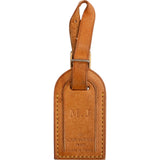 Louis Vuitton Vachetta Leather Luggage Tag (M.J.)