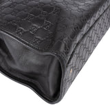 Gucci Guccissima Leather Web Detail Briefcase Handbag