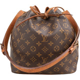Louis Vuitton Monogram Canvas Sac Noé Petit Shoulder Bag