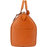 Louis Vuitton Orange Epi Leather Keepall 45 Travel Bag
