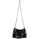 Stella McCartney Shaggy Falabella Fold Over Tote Crossbody Handbag