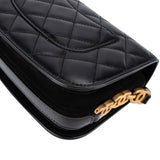 Chanel Quilted Lambskin CC Chain Flap Crossbody Bag
