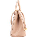 Prada Pink Saffiano Leather Galleria Handbag