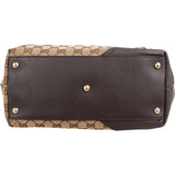 Gucci Monogram GG Canvas Abbey Interlocking G Tote Shoulder Bag
