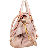 Miu Miu Vitello Lux Leather Small Bow Handbag