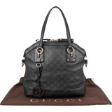 Gucci Black Guccissima Leather Handbag