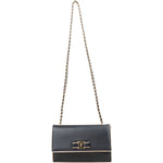 Salvatore Ferragamo Saffiano Leather Vara Bow Crossbody Bag - vintageandkickz
