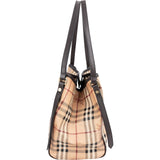 Burberry Haymarket Check Tote Shoulder Bag