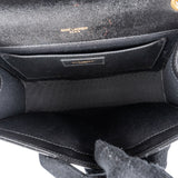 Saint Laurent Grain De Poudre Embossed Leather Envelope Crossbody Bag