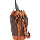 Celine Monogram Macadam Drawstring Bucket Shoulder Bag