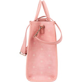 MCM Monogram Visetos Pink Aren Large Tote Handbag