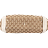 Gucci Monogram GG Bella Bamboo Handbag