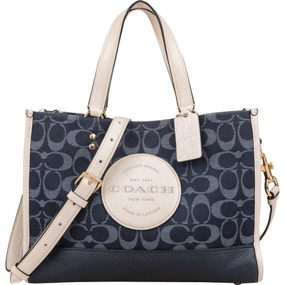 Coach Monogram Signature Chambray Denim Handbag