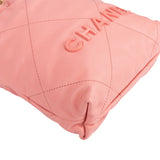 Chanel 22 Caviar Leather Small Drawstring Bag Handbag