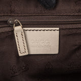 Gucci Off White Guccissima Leather Sukey Handbag