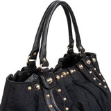 Gucci Monogram GG Canvas Studded Hysteria Tote Handbag