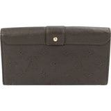 Louis Vuitton Olive Green Mahina Leather Amelia Wallet