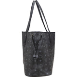 MCM Monogram Visetos Liz Shopper Tote Shoulder Bag