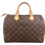 Louis Vuitton Monogram Canvas Speedy 30 Handbag