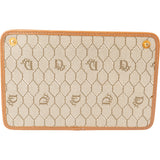 Christian Dior Monogram Honeycomb Canvas Clip Pouch Clutch