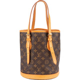Louis Vuitton Monogram Canvas Bucket PM Shoulder Bag